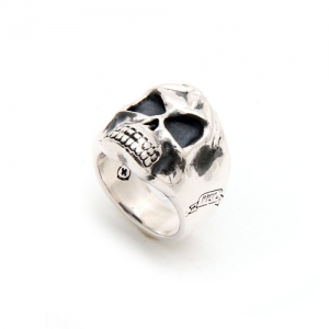 HAND MADE *Bandana Skull* silver925 Ring